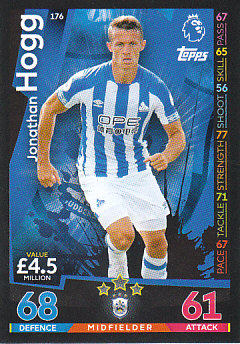 Jonathan Hogg Huddersfield Town 2018/19 Topps Match Attax #176